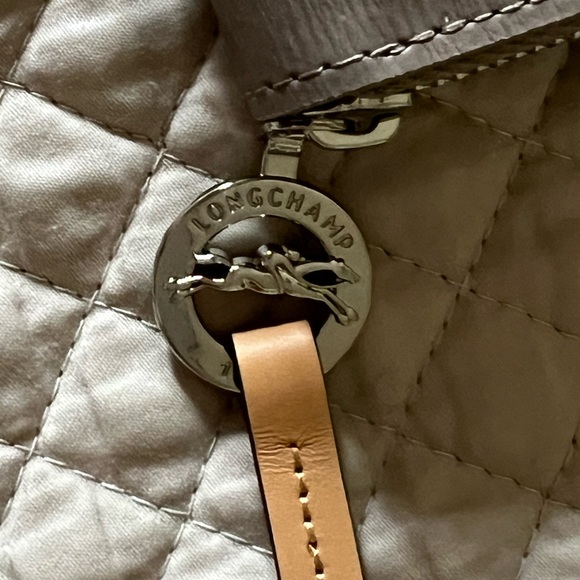 LONGCHAMP LE PLIAGE CITY BAG & WALLET TAUPE BEIGE LIMITED ED NWT - Picture 11 of 15